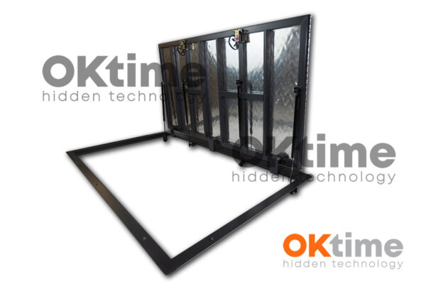 Vloerluik met aluminium deksel 95 x 205 cm, premium model
