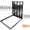 Steel Floor Hatch  115 x 65 cm with Aluminum Cover, Premium Model – Drive-on, Non-slip