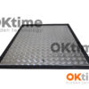 Steel Floor Hatch  115 x 65 cm with Aluminum Cover, Premium Model – Drive-on, Non-slip