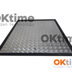 Bodenluke 100 x 60 cm mit Aluriffelblech, Modell Premium