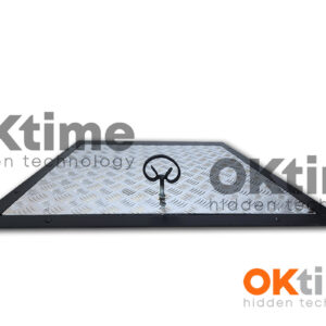 Bodenluke 50 x 50 cm mit Aluriffelblech, Modell Premium